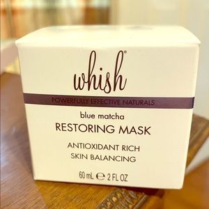 Blue matcha restoring mask to purify and detoxify